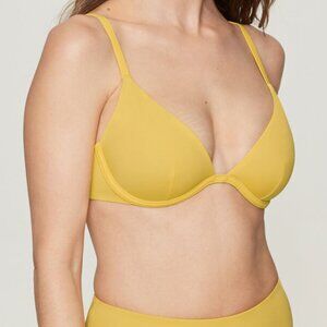 Cuup New $176 The Plunge bra Sz 14 bikini bottom Sz 5 Xl bamboo swim set 2 pcs